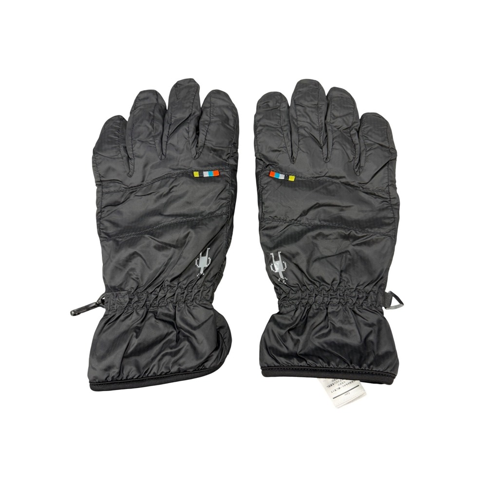 Smartwool Smartloft Insulated Gloves Black Merino Wool Blend Lining Mens Medium